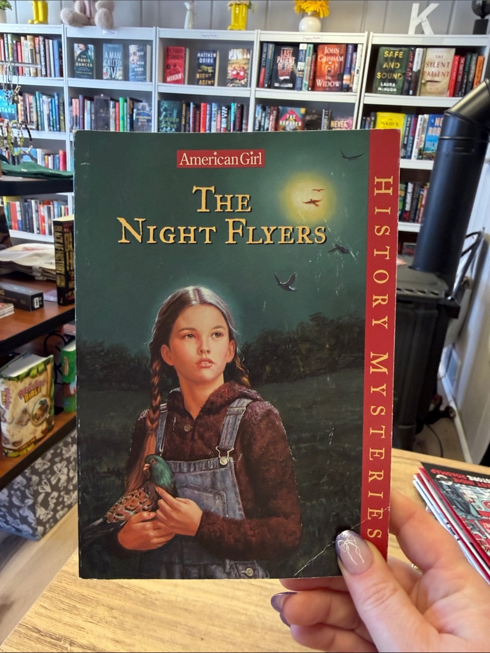 American Girl The Night Flyers Green Cover with Red Spine